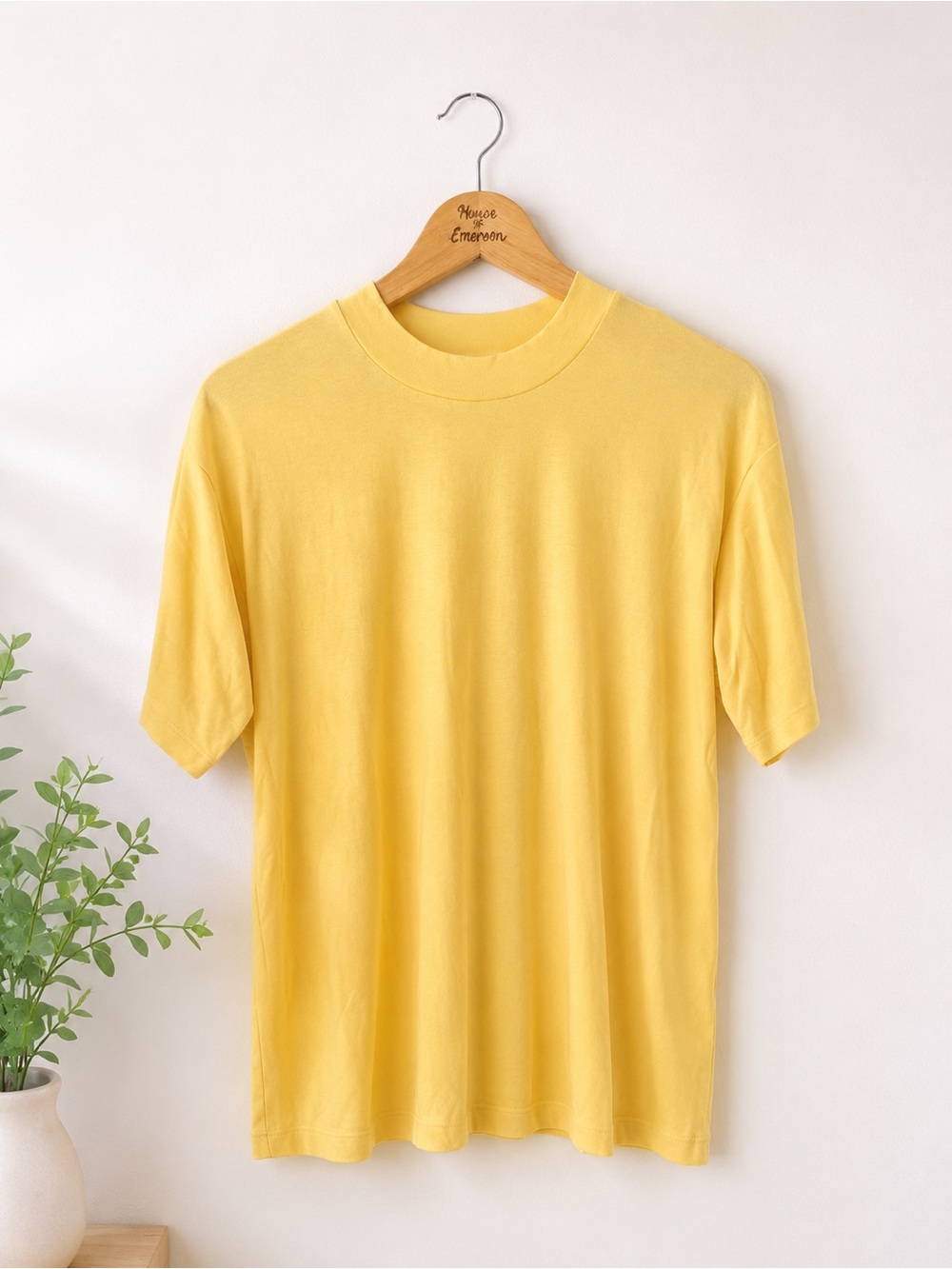 GeeGee Classic Yellow Crewneck Top Size Small NWT